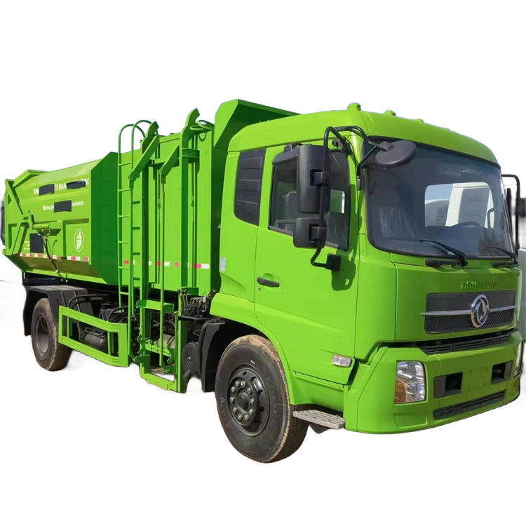 Dongfeng Kinrun 15-cubic-meter Side-hung Garbage Truck: A Model of Efficient Garbage Clearance