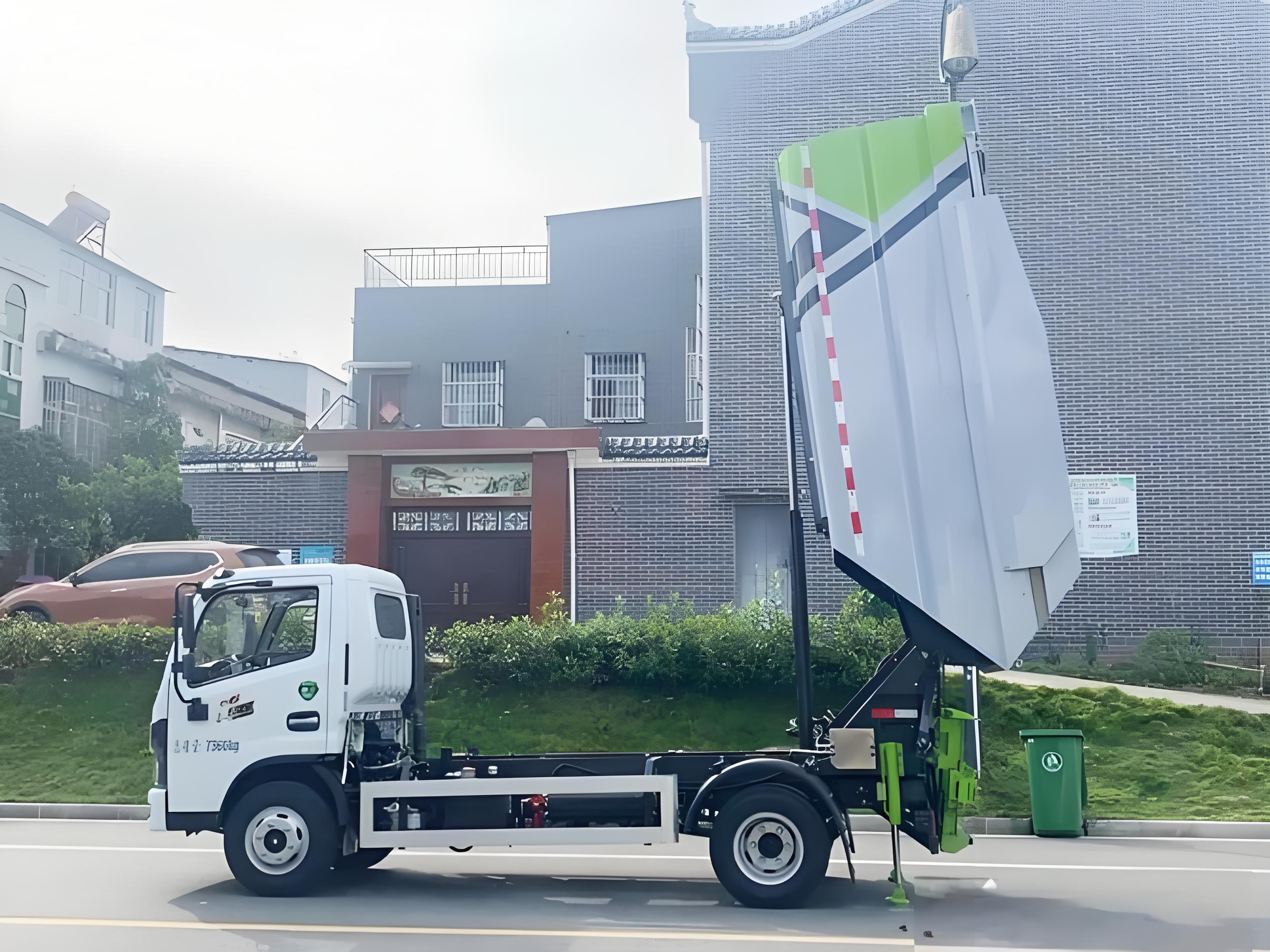 Dongfeng Tuyi High-position Self-unloading Garbage Truck (Leak-proof): A New Choice for High-efficiency and Environmental Protection​
