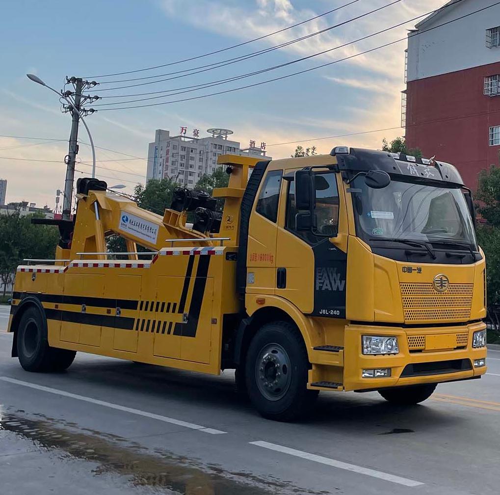 FAW 16ton under lift tow truck 16ton winch