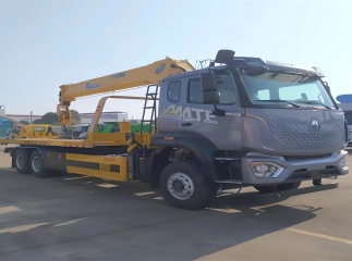 howo tow truck mounted crane 14ton lifting capacity