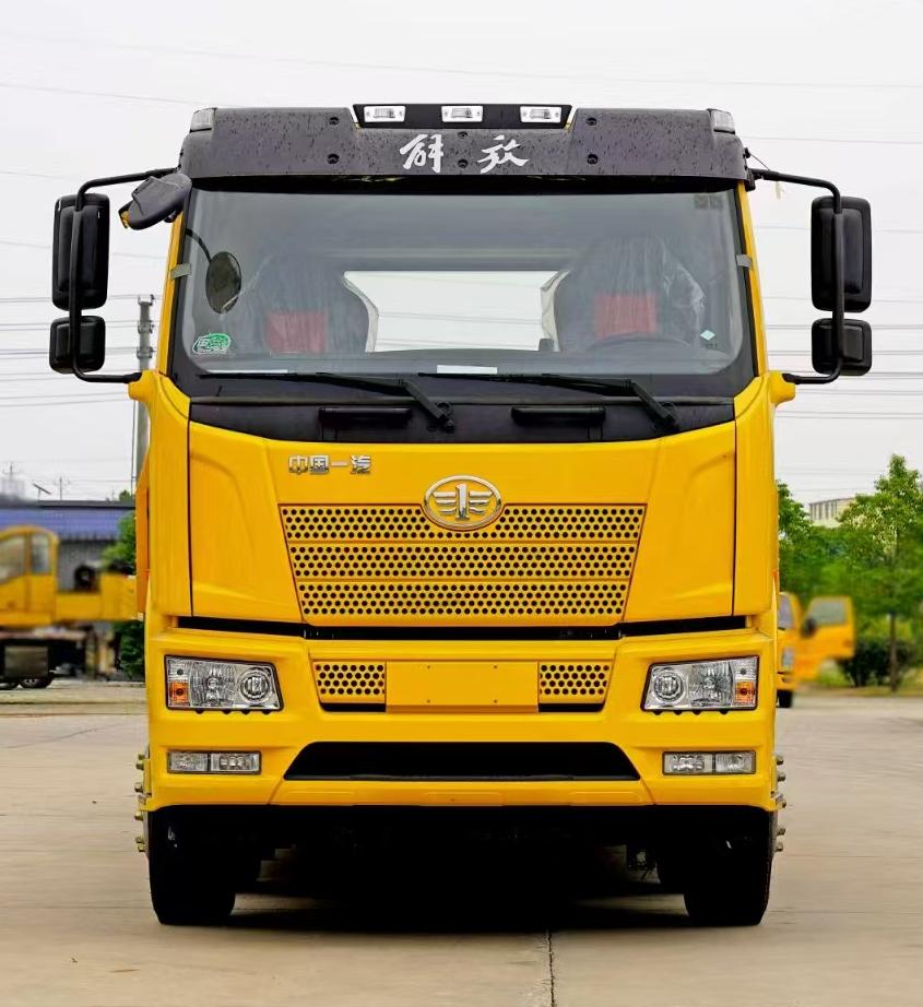 FAW 6*4 20ton flatbed tow truck heavy duty wrecker
