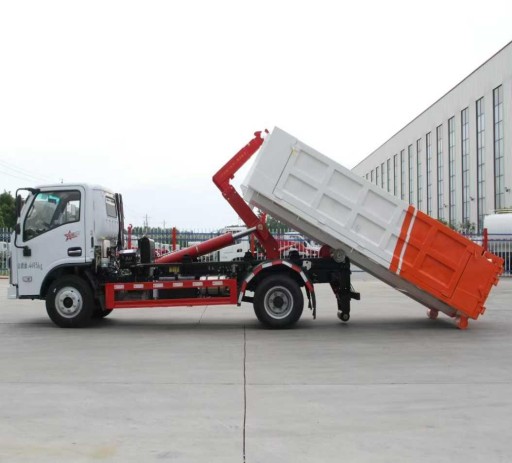 dongfeng 12ton hook garbage truck (5)