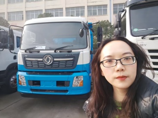 dongfeng dumper garbage truck with hydarulic cover