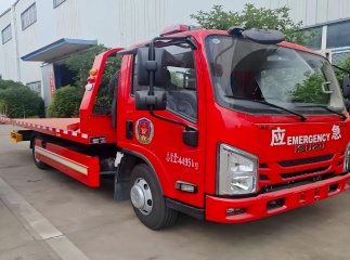 ISUZU emergency rescue wrecker truck ready to ship