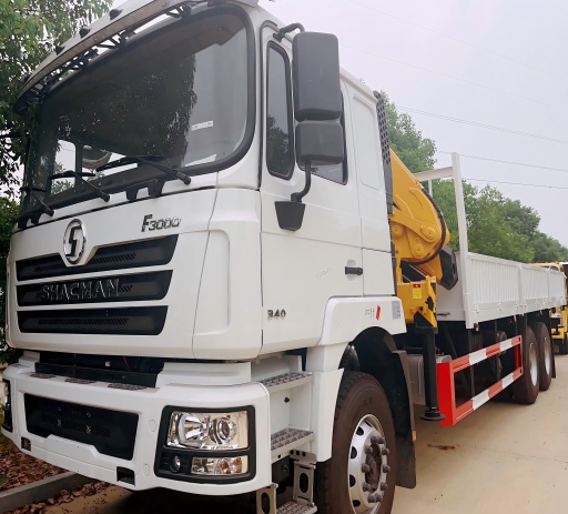 shacman fold boom truck mounted crane (1)