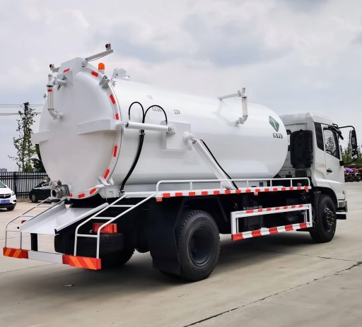 dongfeng stainless steel sewage truck (4)