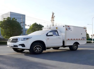 ISUZU QINGLING model pickup freezer truck used for medical vaccine  transportation
